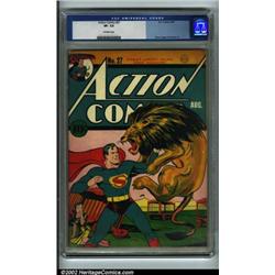 Action Comics #27 (DC, 1940) CGC VF- 7.5 Off-white pages. Here is a very respectable copy of an e...