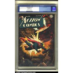 Action Comics #108 (DC, 1947) CGC VF/NM 9.0 Off-white to white pages. This copy of the classic mo...