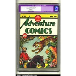 Adventure Comics #38 (DC, 1939) CGC Apparent NM 9.4 Slight (P) Off-white pages. Creig Flessel's c...
