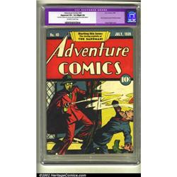 Adventure Comics #40 (DC, 1939) CGC Apparent VF+ 8.5 Slight (A) Off-white to white pages. Talk ab...