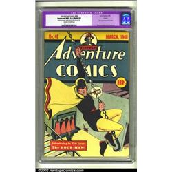 Adventure Comics #48 Larson pedigree (DC, 1940) CGC Apparent NM- 9.2 Slight (A) Off-white to whit...