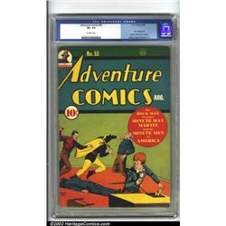 Adventure Comics #53 (DC, 1940) CGC VF- 7.5 Off-white pages. Jimmy "Minuteman" Martin and the Min...