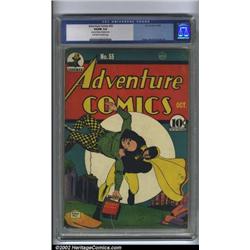 Adventure Comics #55 (DC, 1940) CGC VG/FN 5.0 Off-white to white pages. This is Golden Age action...