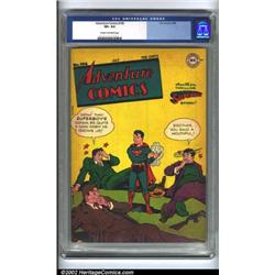 Adventure Comics #106 (DC, 1946) CGC VF+ 8.5 Cream to off-white pages. Three beaten gangsters com...