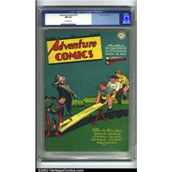 Adventure Comics #107 (DC, 1946) CGC NM 9.4 Off-white pages. A stunning copy with rich, deep colo...