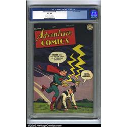 Adventure Comics #108 (DC, 1946) CGC VF+ 8.5 Cream to off-white pages. Superboy is catching light...
