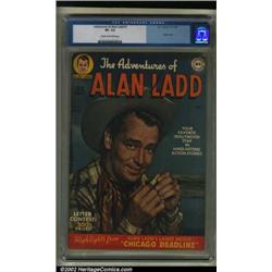 Adventures of Alan Ladd #1 (DC, 1949) CGC VF- 7.5 Cream to off-white pages. The first issue beari...