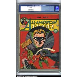 All-American Comics #27 (DC, 1941) CGC VF- 7.5 Off-white to white pages. Doiby Dickles, Green Lan...