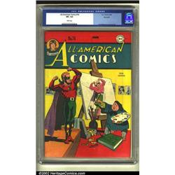 All-American Comics #74 Big Apple pedigree (DC, 1946) CGC VF+ 8.5 White pages. Paul Reinman draws...