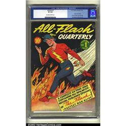 All-Flash #1 (DC, 1941) CGC VF 8.0 Off-white to white pages. Listed by Overstreet as one of the 5...