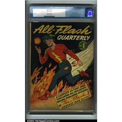All-Flash #1 (DC, 1941) CGC VG- 3.5 Off-white pages. This tough DC key retells the origin of the...