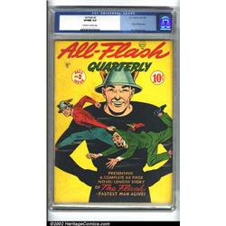 All-Flash #2 (DC, 1941) CGC VF/NM 9.0 Off-white to white pages. As the second issue of a very imp...