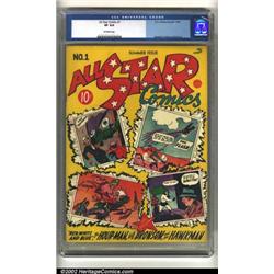 All-Star Comics #1 (DC, 1940) CGC VF 8.0 Off-white pages. Undoubtedly one of the most significant...