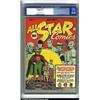 Image 1 : All-Star Comics #7 (DC, 1941) CGC VF/NM 9.0 Off-white to white pages. E.E. Hibbard's cover touts...