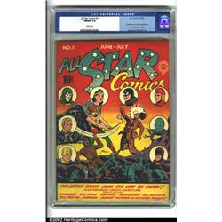 All-Star Comics #11 (DC, 1942) CGC FN/VF 7.0 White pages. There are more superheroes here than yo...
