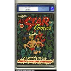 All-Star Comics #16 Rockford pedigree (DC, 1943) CGC VF+ 8.5 Off-white to white pages. The cover...
