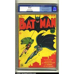 Batman #1 (DC, 1940) CGC VF 8.0 Cream to off-white pages. One of the most important and influenti...