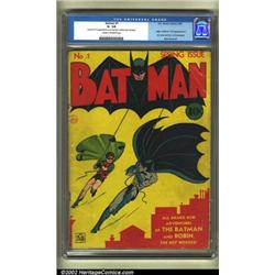Batman #1 (DC, 1940) CGC GD- 1.8 Cream to off-white pages. One of the most desirable comics of th...