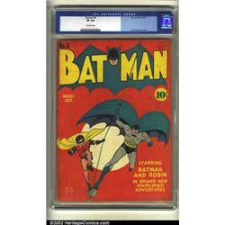 Batman #6 (DC, 1941) CGC VF 8.0 Off-white pages. This is a high-grade early issue of Batman in ou...