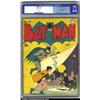 Image 1 : Batman #14 (DC, 1943) CGC VF+ 8.5 White pages. Batman and Robin look on helplessly as the Penguin...