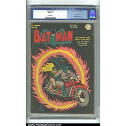 Batman #25 (DC, 1944) CGC VF 8.0 Off-white pages. The Joker and the Penguin join forces in this i...