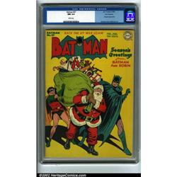 Batman #27 San Francisco pedigree (DC, 1945) CGC NM 9.4 White pages. Here is a stunning copy that...