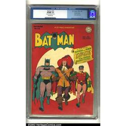 Batman #32 Double cover (DC, 1945) CGC VF/NM 9.0 Off-white pages. This incredibly well-preserved...