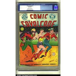 Comic Cavalcade #1 (DC, 1942) CGC VF+ 8.5 Off-white to white pages. Here is a real gem; this is o...
