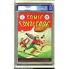 Comic Cavalcade #8 Mile High pedigree (DC, 1944) CGC NM+ 9.6 White pages. Green Lantern, Wonder W...