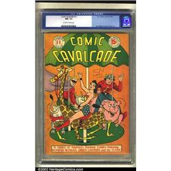 Comic Cavalcade #11 (DC, 1945) CGC NM- 9.2 Off-white to white pages. Wonder Woman makes a cover a...