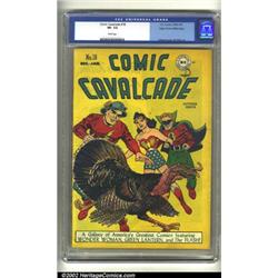 Comic Cavalcade #18 Mile High pedigree (DC, 1946) CGC VF- 7.5 White pages. Flash, Wonder Woman an...