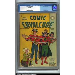 Comic Cavalcade #20 (DC, 1947) CGC VF+ 8.5 Off-white pages. Alex Toth contributes his one cover t...