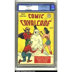 Comic Cavalcade #20 Mile High pedigree (DC, 1947) CGC FN/VF 7.0 White pages. Green Lantern, Wonde...