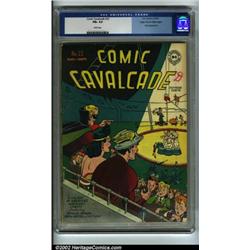 Comic Cavalcade #22 Mile High pedigree (DC, 1947) CGC FN+ 6.5 White pages. Another clean Mile Hig...