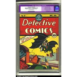 Detective Comics #27 (DC, 1939) CGC Apparent FN/VF 7.0 Moderate (P) Off-white to white pages. Thi...