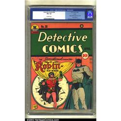 Detective Comics #38 Larson pedigree (DC, 1940) CGC FN- 5.5 Off-white pages. One of the most infl...