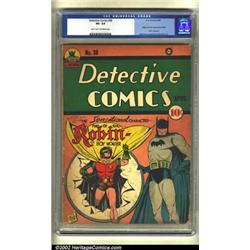 Detective Comics #38 (DC, 1940) CGC VG- 3.5 Light tan to off-white pages. This is a big one -- th...