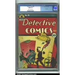 Detective Comics #39 (DC, 1940) CGC FN/VF 7.0 Cream to off-white pages. This sharp copy of Detect...