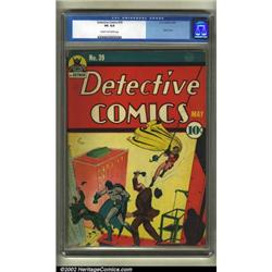 Detective Comics #39 (DC, 1940) CGC VG 4.0 Cream to off-white pages. Bob Kane renders an action p...