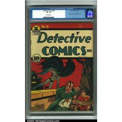 Detective Comics #45 (DC, 1940) CGC VF- 7.5 Off-white pages. This early Detective has a very inte...