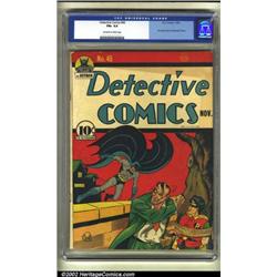 Detective Comics #45 (DC, 1940) CGC FN+ 6.5 Off-white to white pages. The Joker makes his fourth...