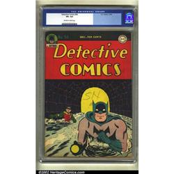 Detective Comics #94 (DC, 1944) CGC VF+ 8.5 Off-white to white pages. This intriguing cover has u...
