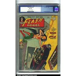Flash Comics #100 (DC, 1948) CGC VF 8.0 Off-white to white pages. These last 5 issues have all be...