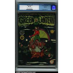 Green Lantern #3 Windy City pedigree (DC, 1942) CGC FN+ 6.5 Light tan to off-white pages. This fa...