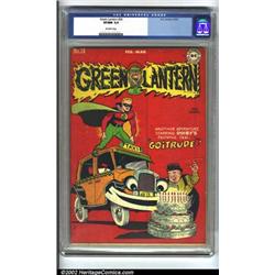 Green Lantern #24 (DC, 1947) CGC VF/NM 9.0 Off-white pages. The deep red background of this book...