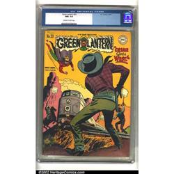 Green Lantern #33 (DC, 1948) CGC NM+ 9.6 Off-white to white pages. And if you thought the #32 was...