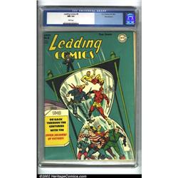 Leading Comics #8 Pennsylvania pedigree (DC, 1943) CGC NM 9.4 White pages. While it is wrapped ju...