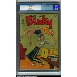 Leave it to Binky #13 Mile High pedigree (DC, 1950) CGC NM 9.4 White pages. Clean and glossy, wit...