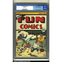 More Fun Comics #34 Mile High pedigree (DC, 1938) CGC NM 9.4 Off-white to white pages. A book tha...