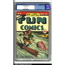 More Fun Comics #46 (DC, 1939) CGC VF- 7.5 Cream to off-white pages. Another of the scarce pre-he...